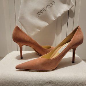 Mauve Suede Jimmy Choo Pumps Size 10